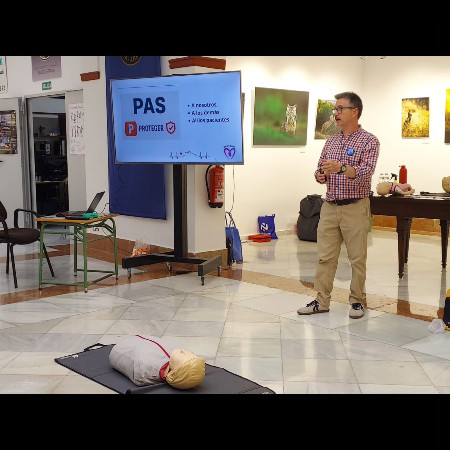 Taller de formación en RCP y primeros auxilios